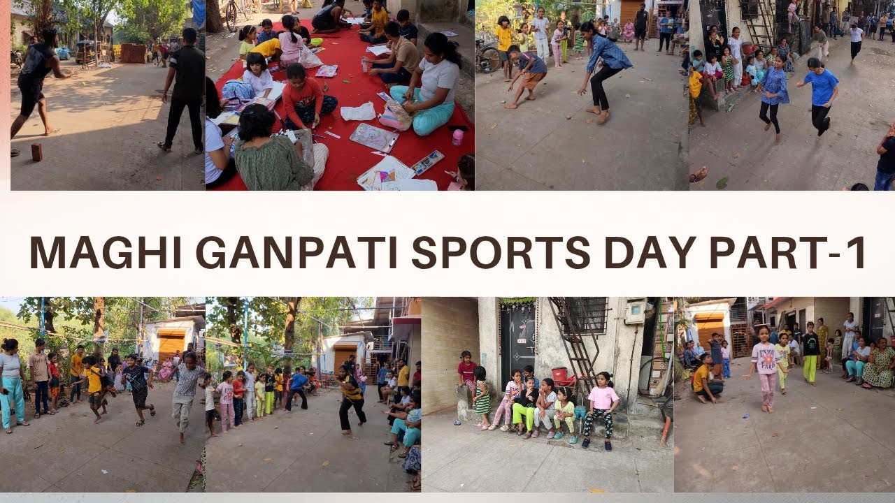 🎯 Sports + Celebration | Maghi Ganesh Sports Day 2026 | PART-1#sports #ganpati #maghiganeshjayanti