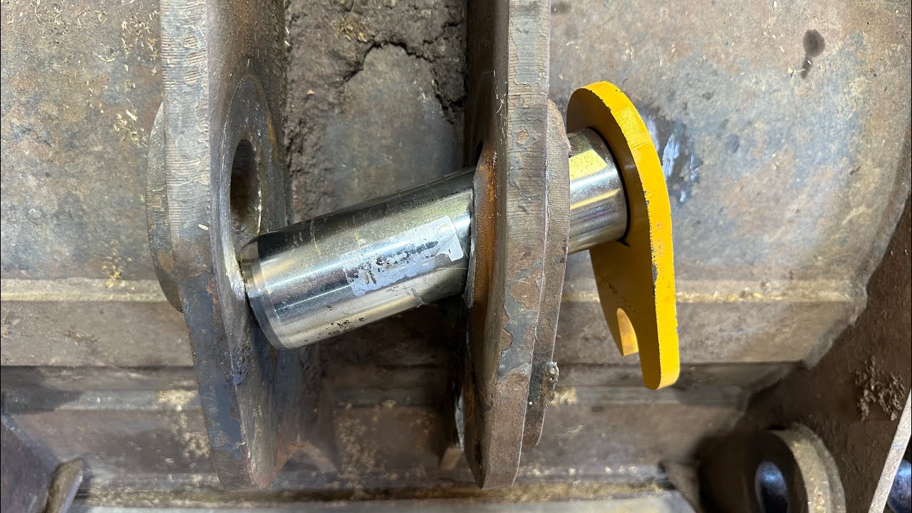 Here we go again! Line boring loader bucket.