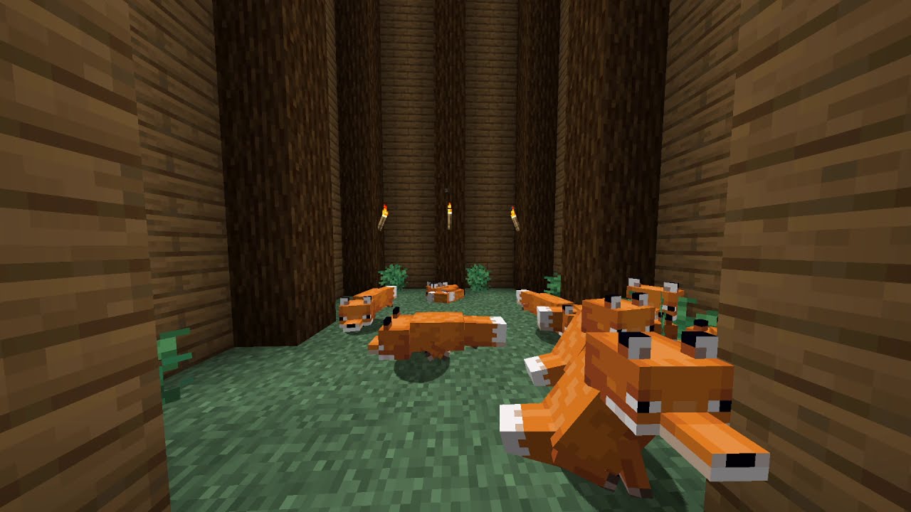 10 minutes of Minecraft fox sounds.
