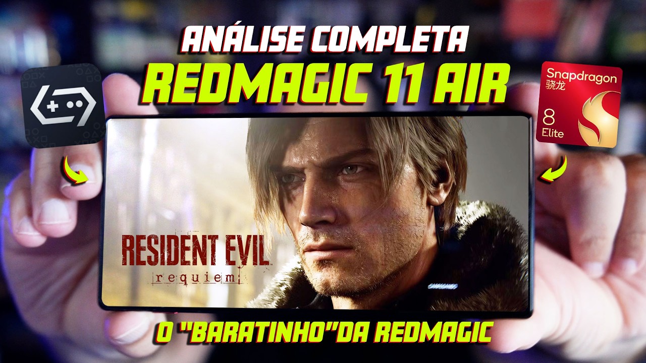 Resident Evil Requiem Roda Lindo No BARATO e Poderoso REDMAGIC 11 Air 😲