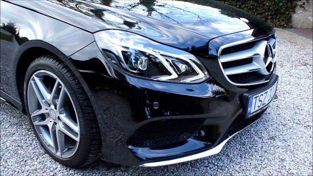 Mercedes-Benz E-Class 220 CDI AMG 2015 review start up sound