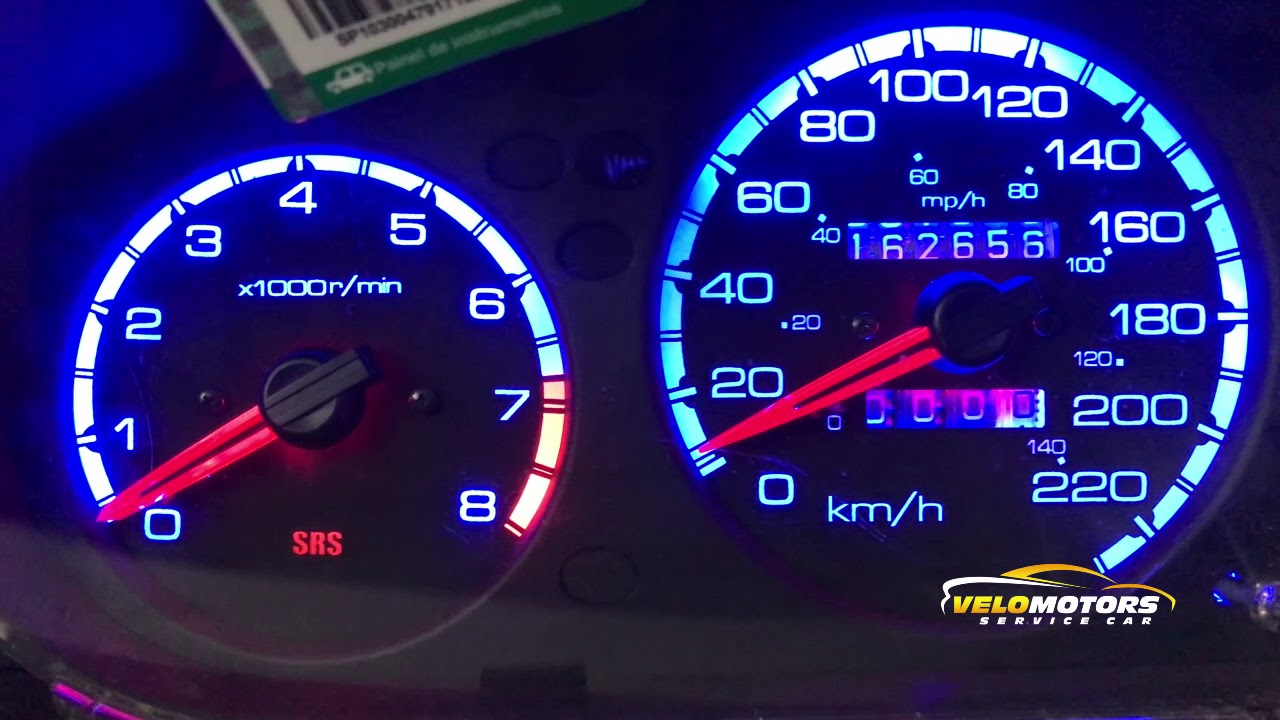 PAINEL HONDA CIVIC COM KIT TRANSLUCIDO PERSONALIZADO