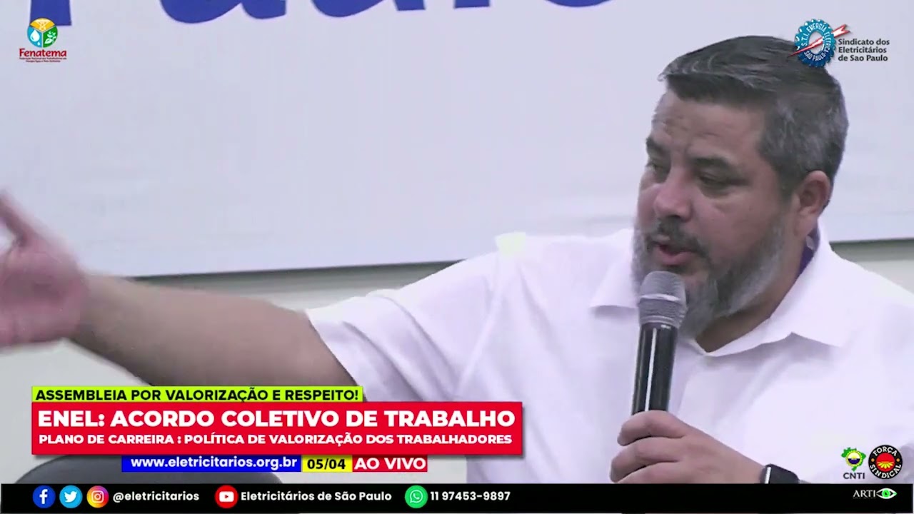 Assembleia ENEL - Trabalhadores rejeitam proposta enviada pela empresa!