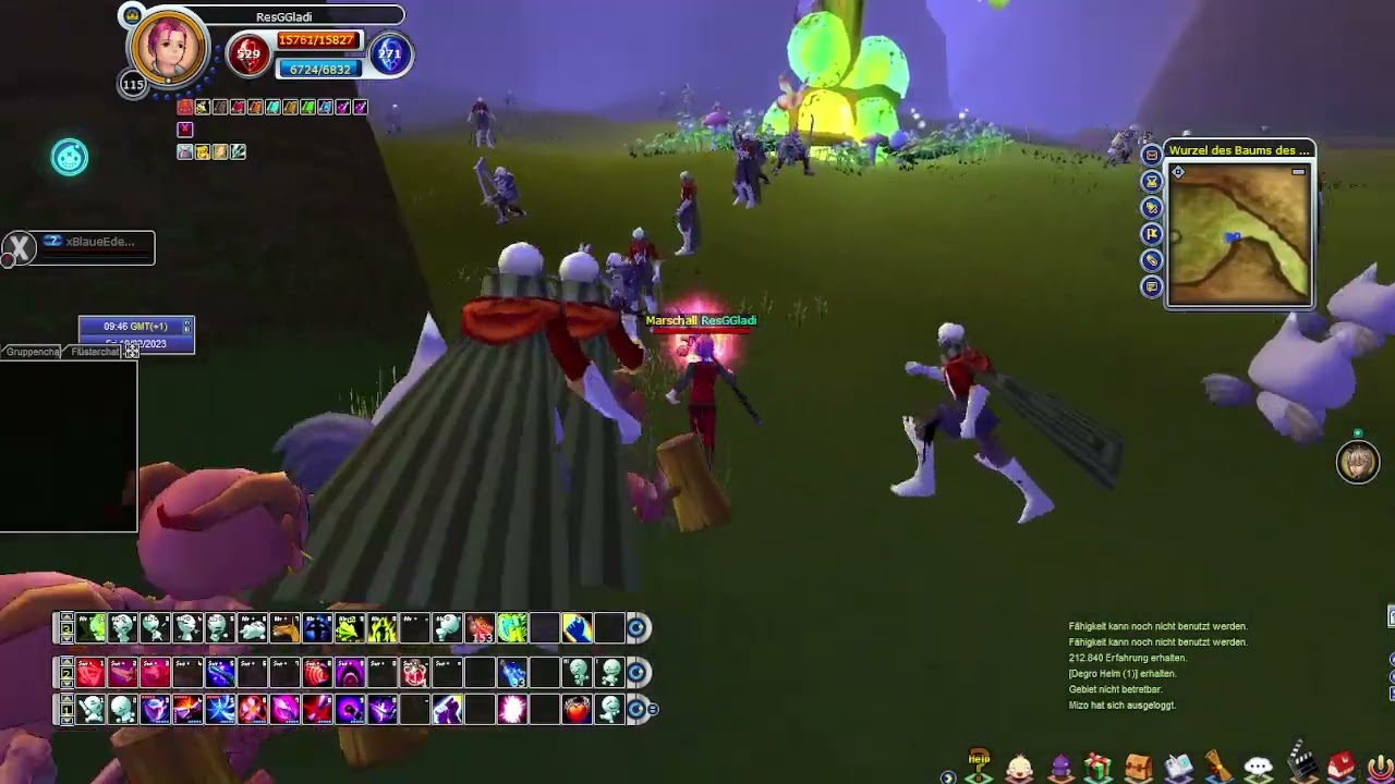 Fiesta Online: WURZELN FARMEN! Magrit mit Lvl 115 GLADIATOR! 105 und 110 Blue Set Teile farmen 2023