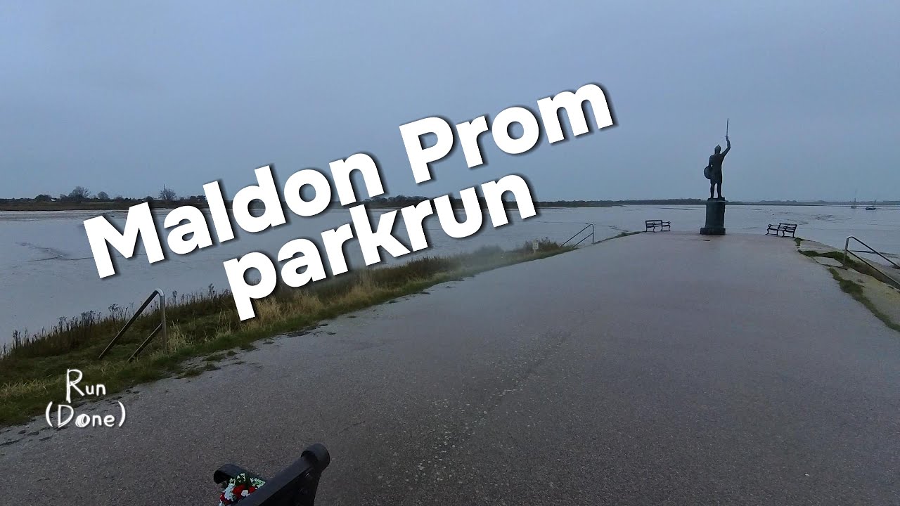Maldon Prom parkrun - a slippery one