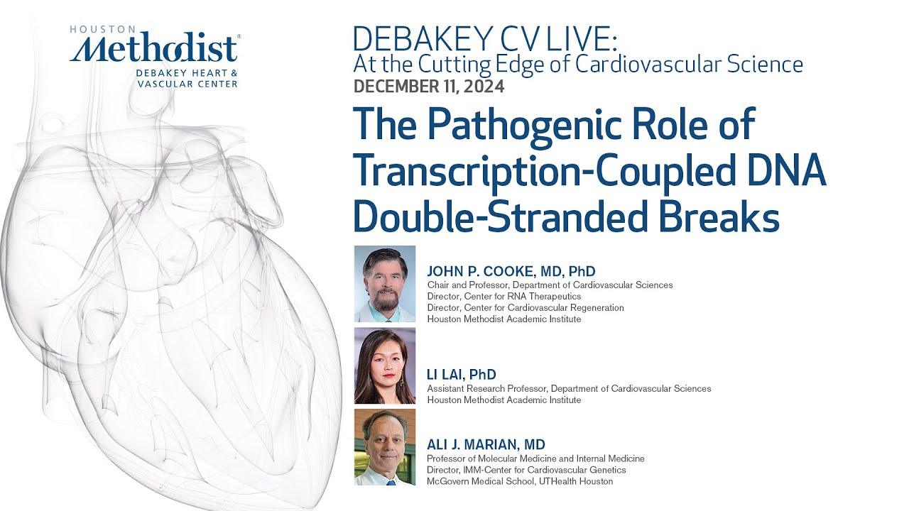 The Pathogenic Role of Transcription-Coupled DNA Double- Stranded (Dr. Cooke, Dr. Marian, Lai, PhD)