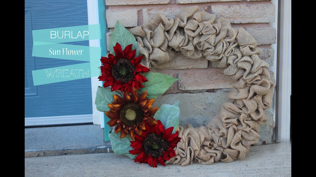 Watch me!! make a Autumn Burlap Wreath