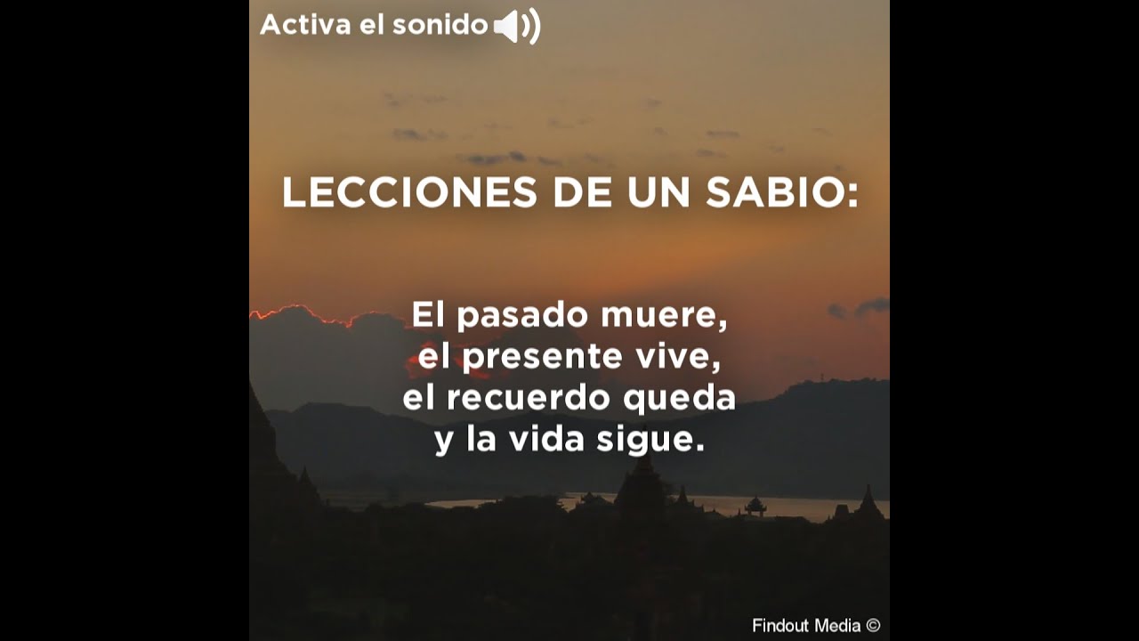 Lecciones de un sabio