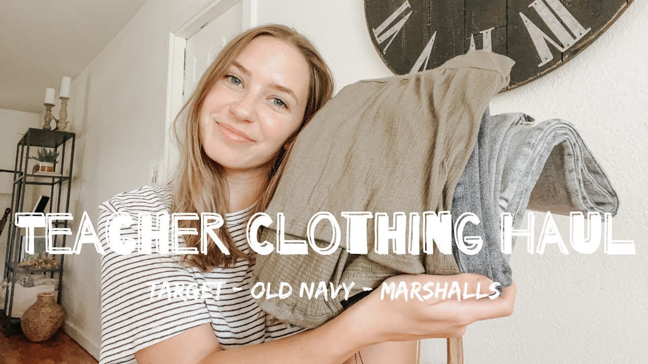 TEACHER CLOTHING HAUL 2022 | Old Navy, Target, Marshalls