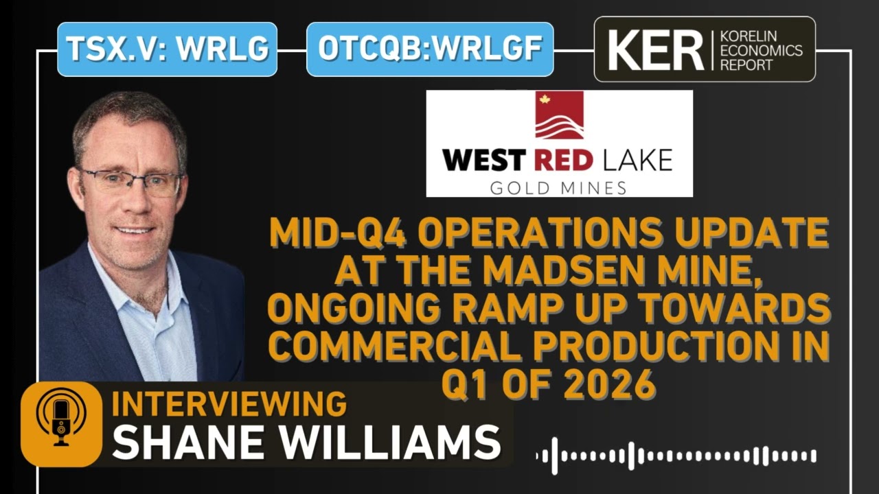 West Red Lake Gold Mines – операционный отчёт за середину четвёртого квартала – коммерческая добы...