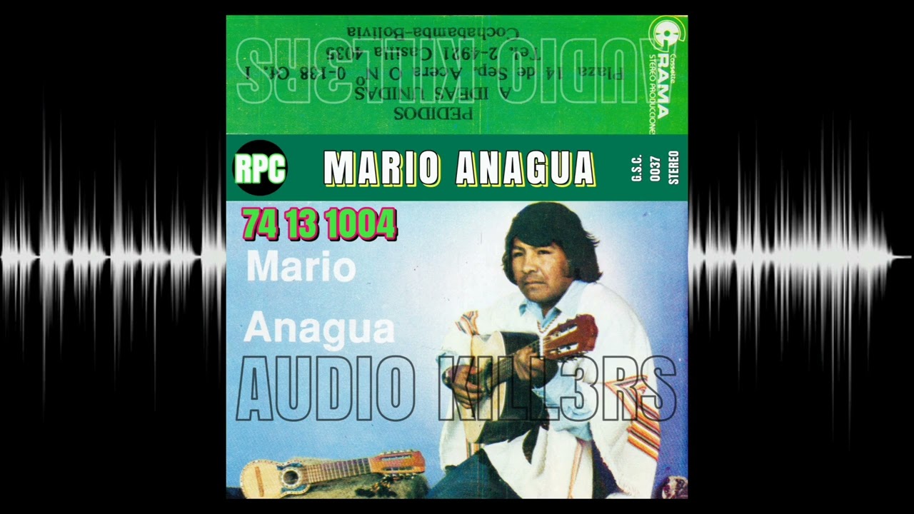 🇧🇴🇧🇴 MARIO ANAGUA  DEL AÑO 88 CASSETTE ORIGINAL ALBUM COMPLET LINK DESCARGA 74131004 UNO DE LOS MEJO