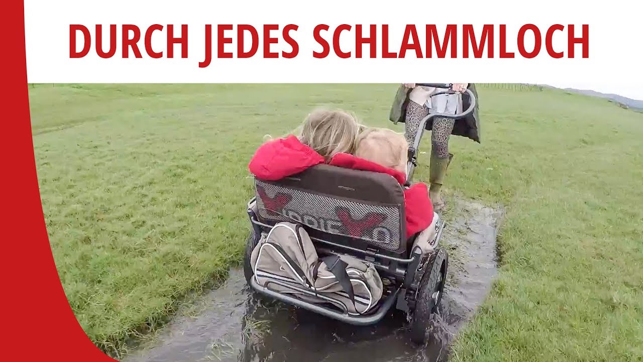 CROSSBUGGY 🏔️ Praxistest: Durch jedes Schlammloch | Outdoor Kinderwagen für Wandern und Sport