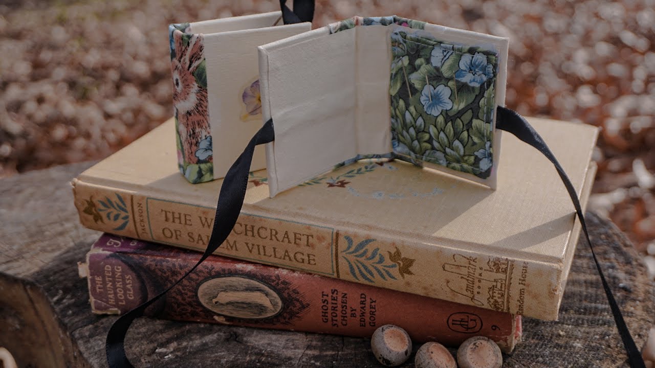 How I made a hardcover sewing needle book from supplies I found at home | DIY