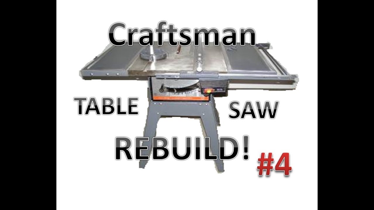Table Saw Rebuild:  Dissasembly
