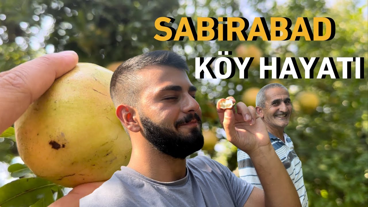 🇦🇿AZERBAYCAN&rsquo;IN D&Uuml;NYACA NAR BAH&Ccedil;ELERİ İLE &Uuml;NL&Uuml; KASABASINA GİTTİM !!