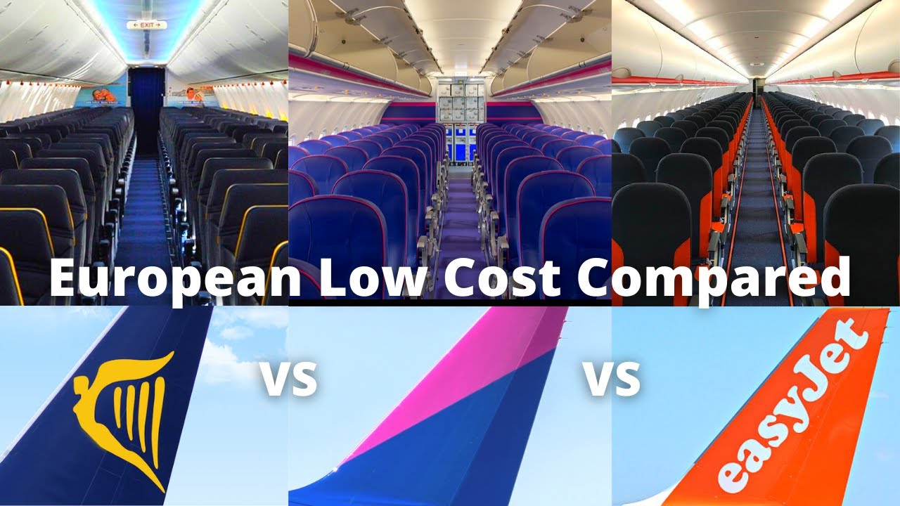 Сравнение RYANAIR, WIZZ AIR и EASYJET