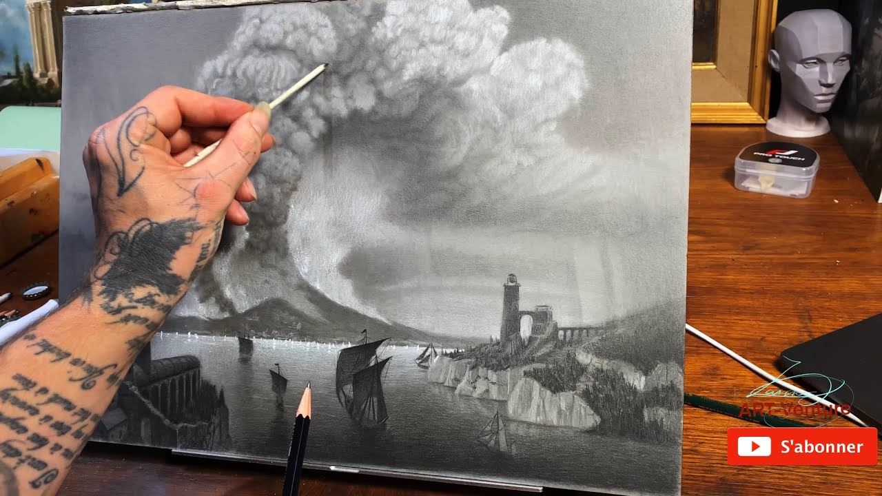 comment faire un dégradés doux au crayon.