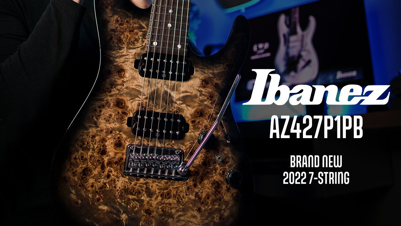 Brand New 2022 Ibanez Premium AZ427P1PB 7string demo