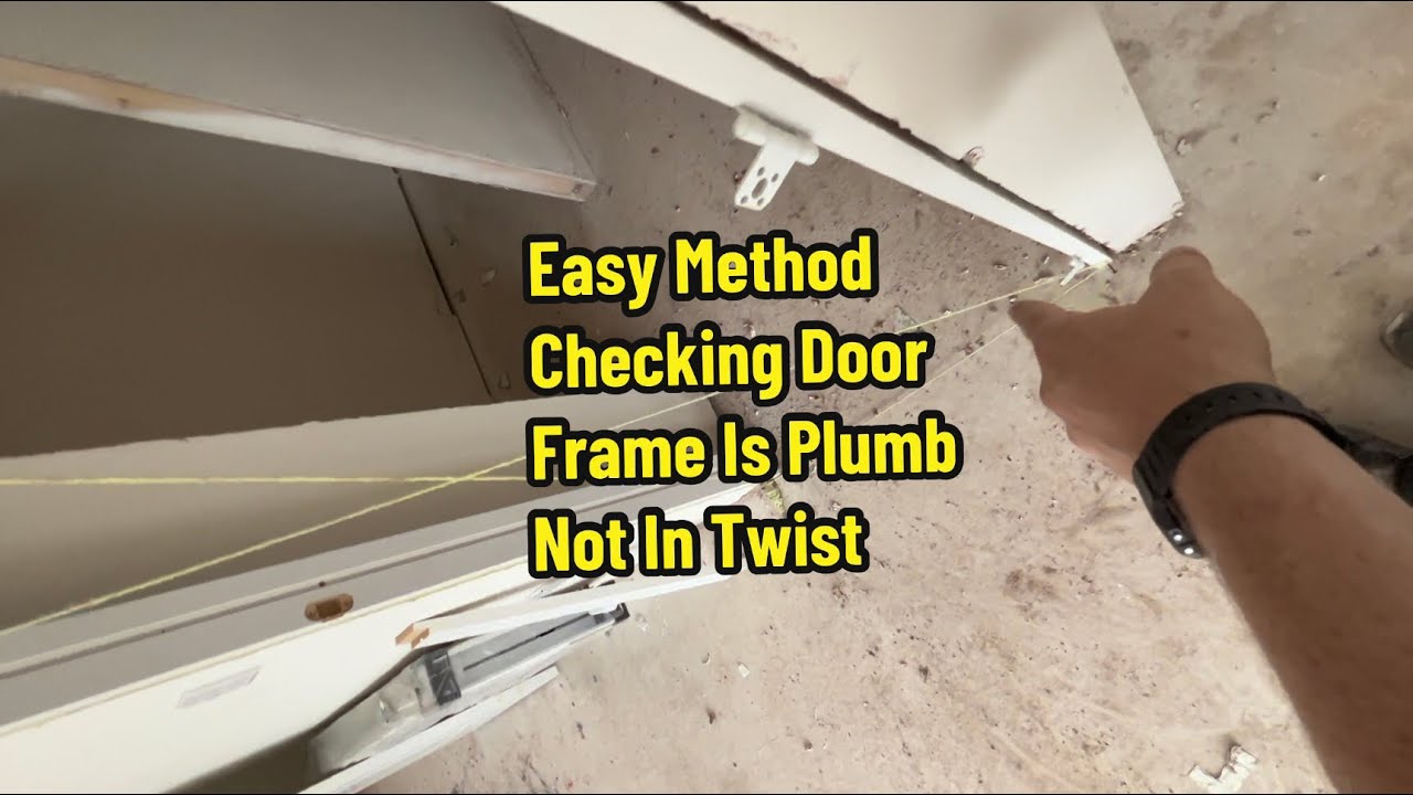 EASY Method How To Check If Your Door Casing Is In Twist!