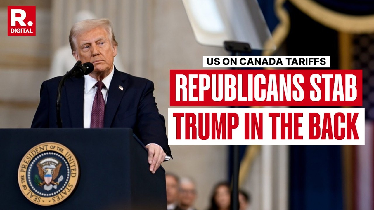 BREAKING: Trump's Republican Party Members Vote to End Tariffs on Canada
