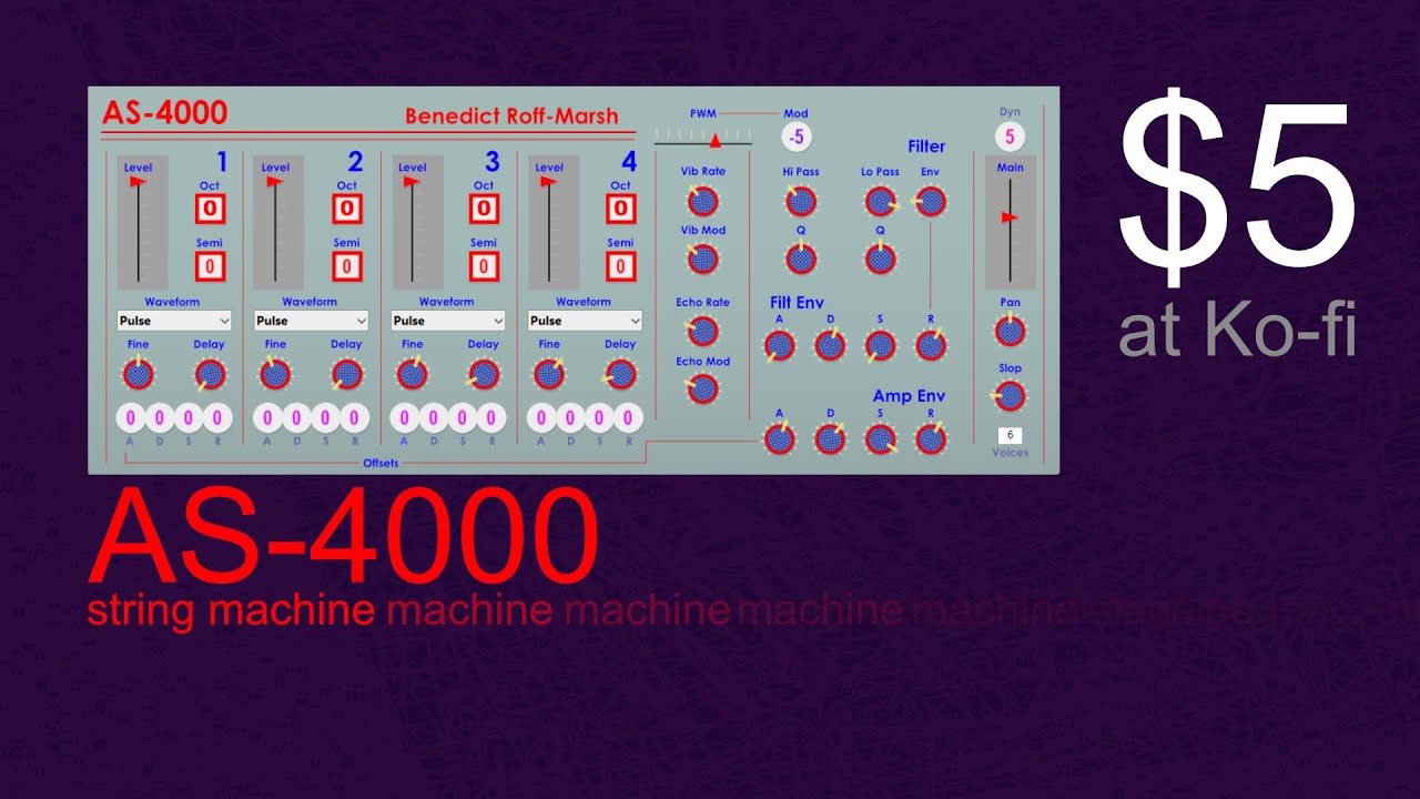 AS-4000 String Machine VST3 - Manual