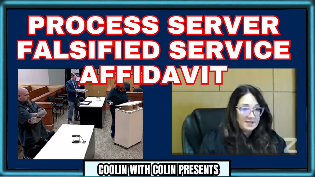 Judge Demands Answers From Process Server Over Falsified Service