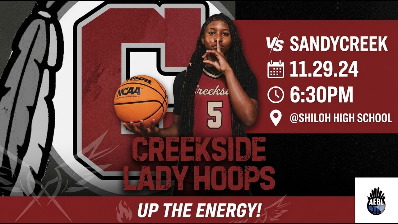 Creekside  Varsity Girls Basketball vs Sandy Creek [AEBL Classic]  [11.29.2024] Final Score: 77 - 53