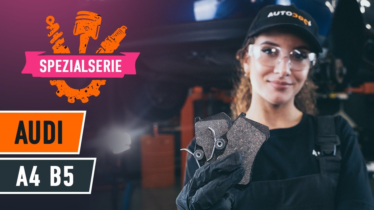 Wie AUDI A4 B5 Limousine Bremsbeläge vorne wechseln [AUTODOC TUTORIAL]