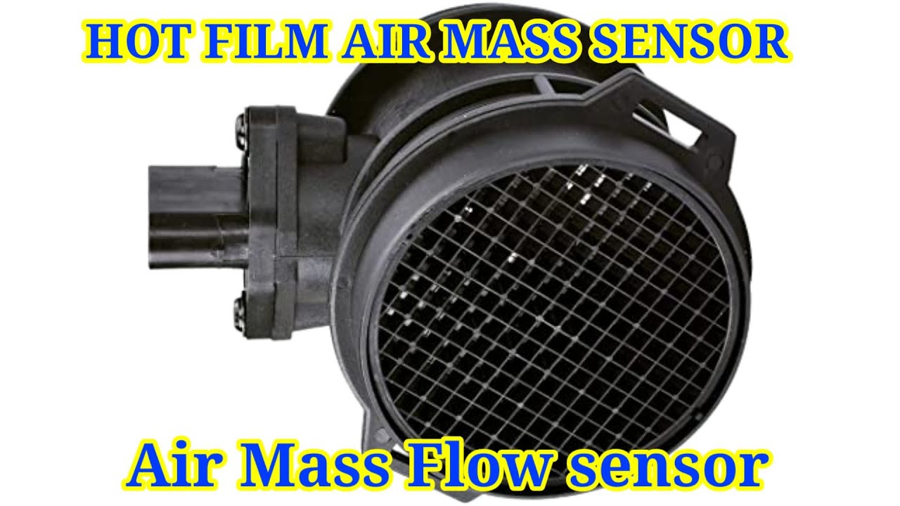 HFM sensor, Hot film air mass sensor. Mass air flow sensor.