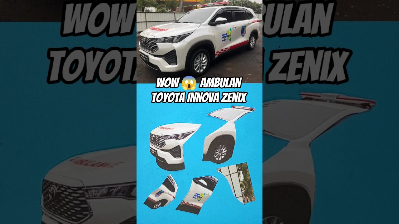 Subhanallah!! Mobil ambulan Toyota Innova Zenix 😱 #shorts