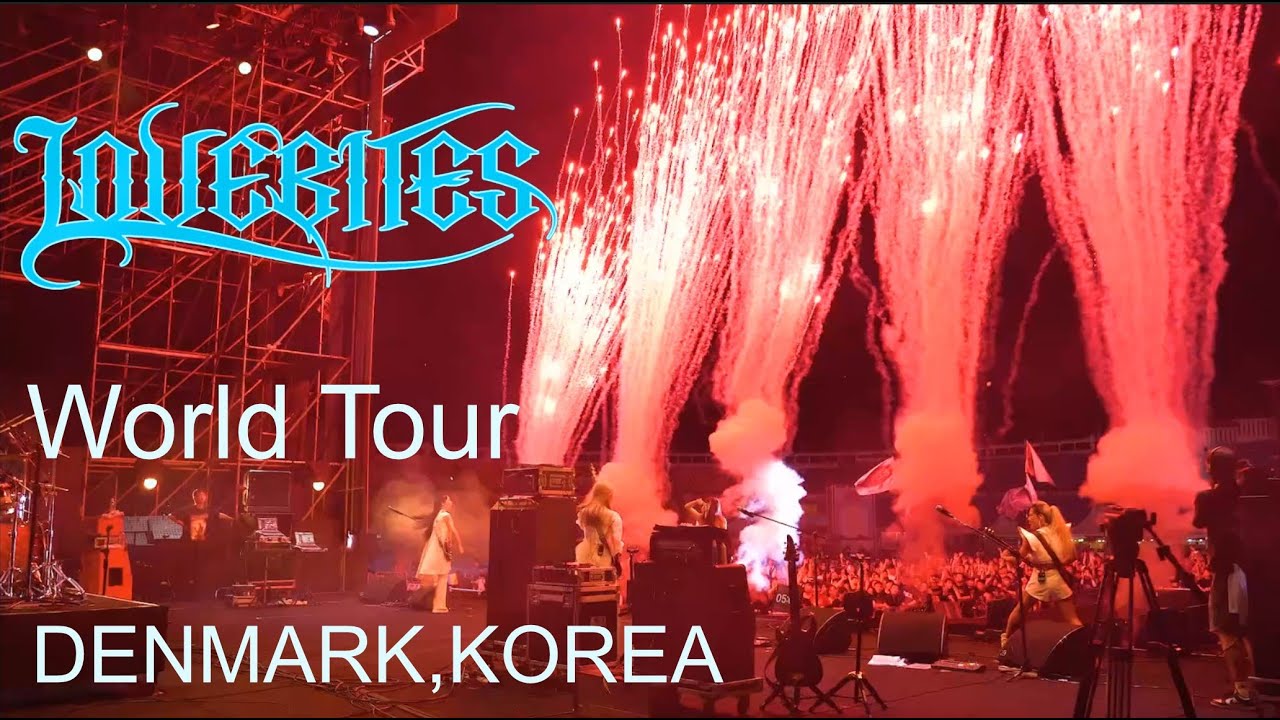 LOVEBITES _2,7,2024_ World Tour_DENMARK,KOREA_ Documentary