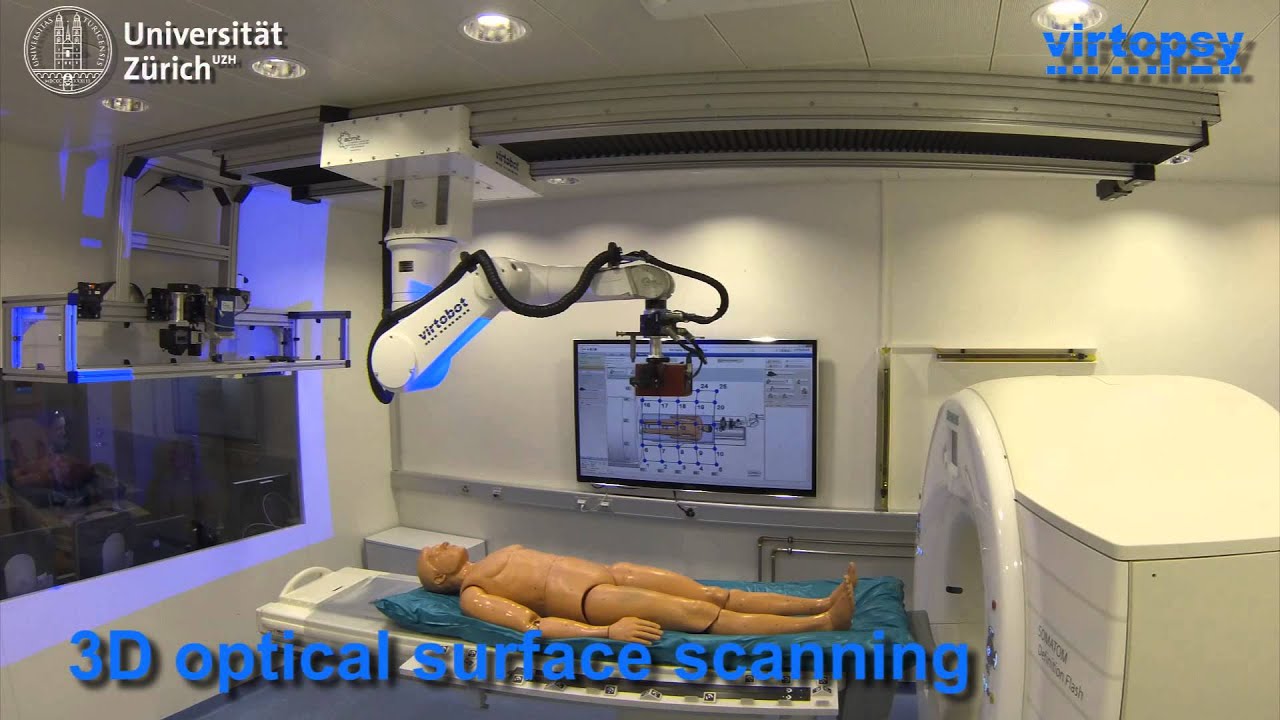 Virtobot 2.0: Post-mortem surface documentation and image guided robotic needle placement