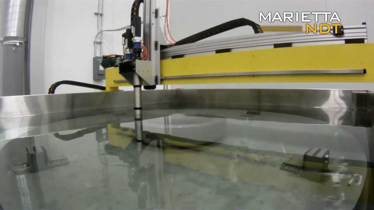 Marietta NDT Ring and Cylinder UT Inspection System