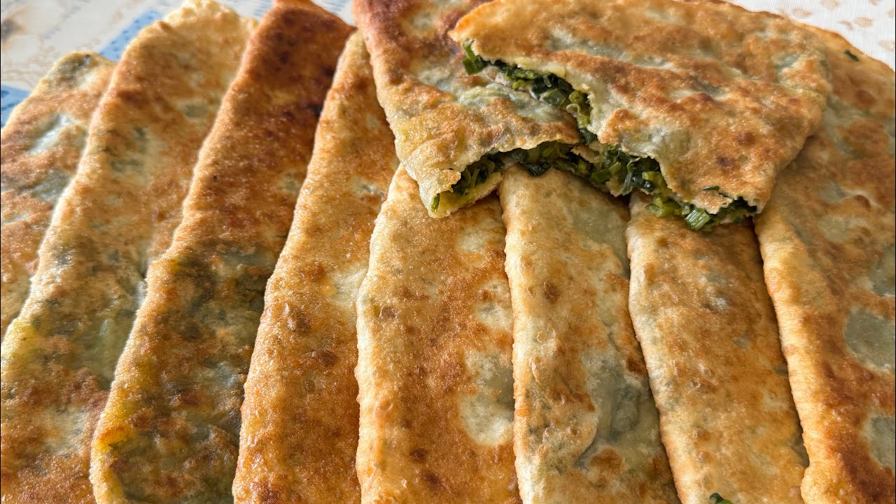طرزِ پخت بولانی با سبزی و کچالو😋 Comida típica de Afganistán_Bulani