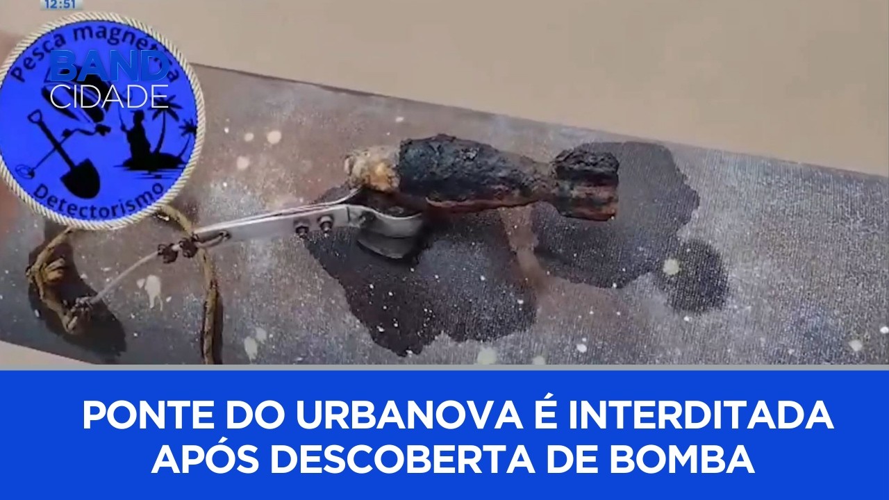 Ponte do Urbanova é interditada após descoberta de bomba em SJCampos | BAND CIDADE 1ª EDIÇÃO
