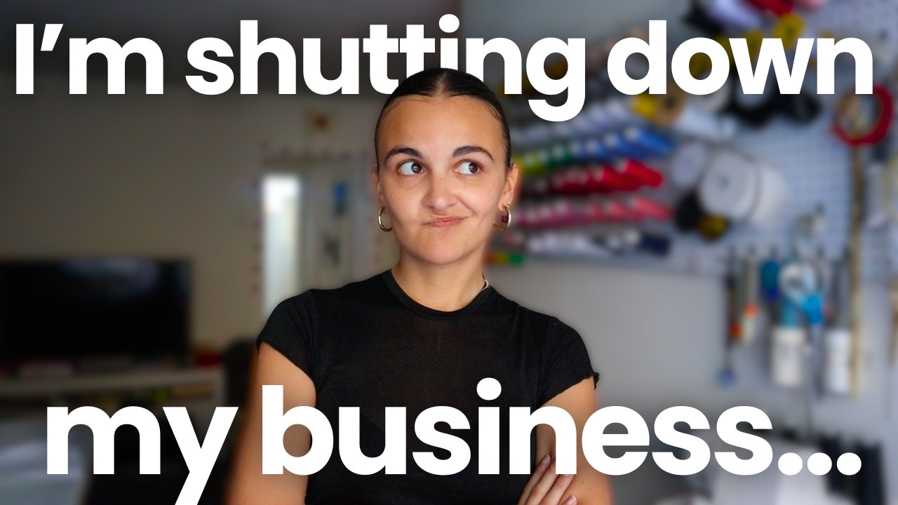 Я закрываю свой бизнес... | STUDIO VLOG 120