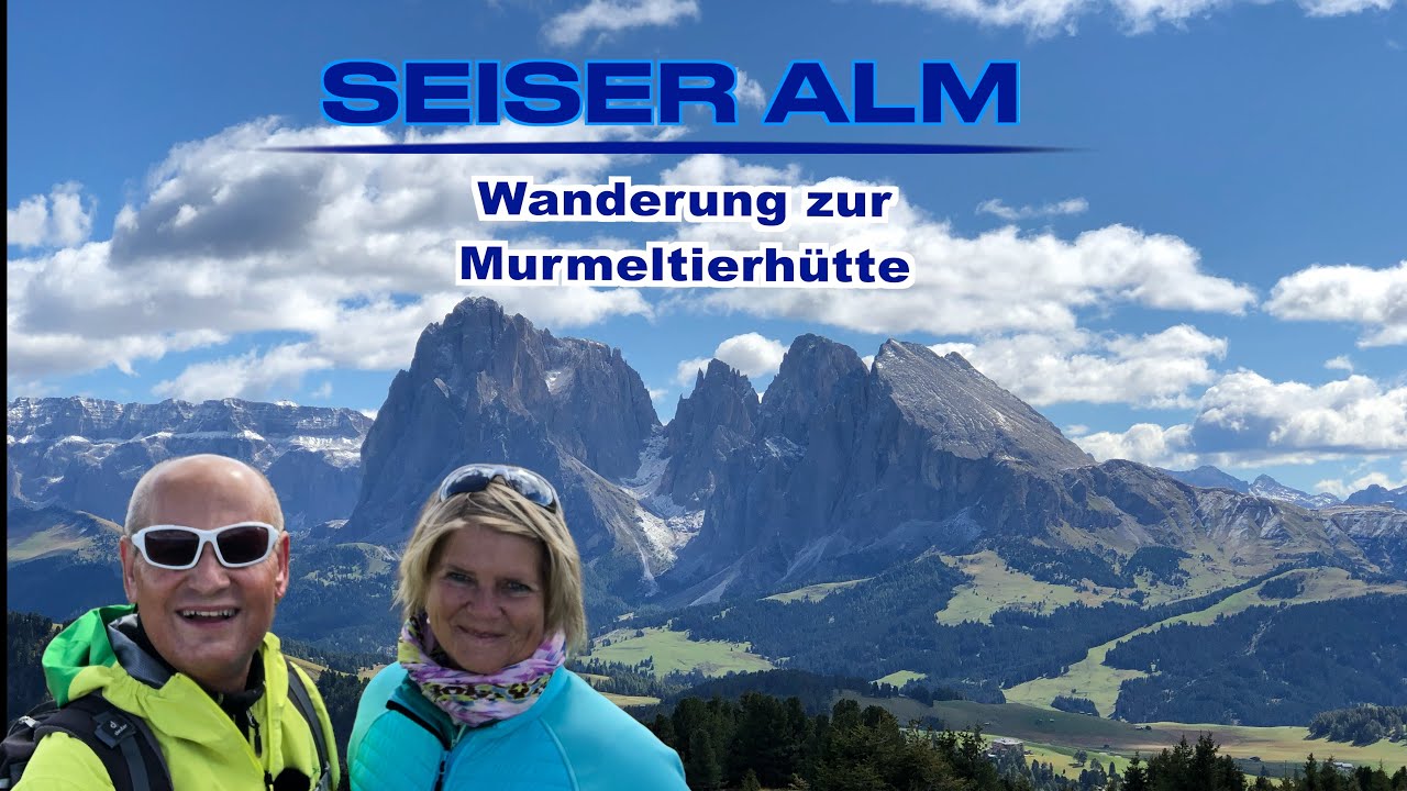 Seiser Alm, Wanderung zur Murmeltierhütte