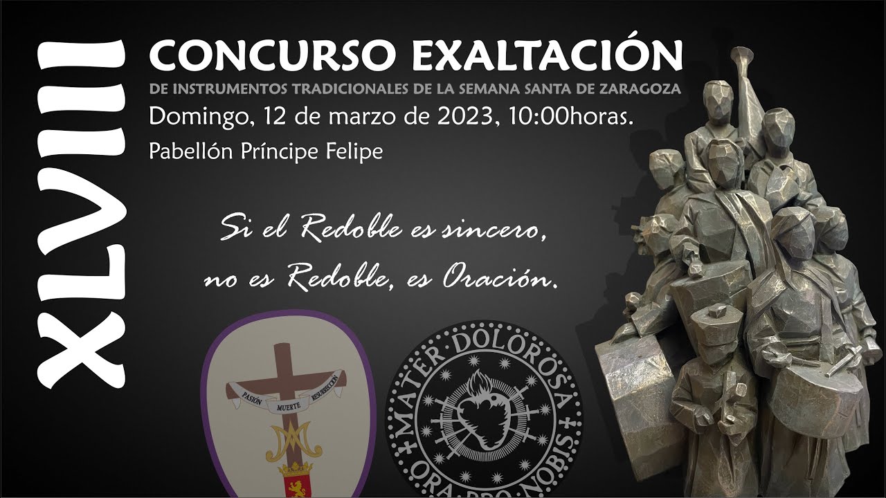 Concurso Exaltación de Instrumentos Tradicionales 2023. Semana Santa Zaragoza #SemanaSantaZgz