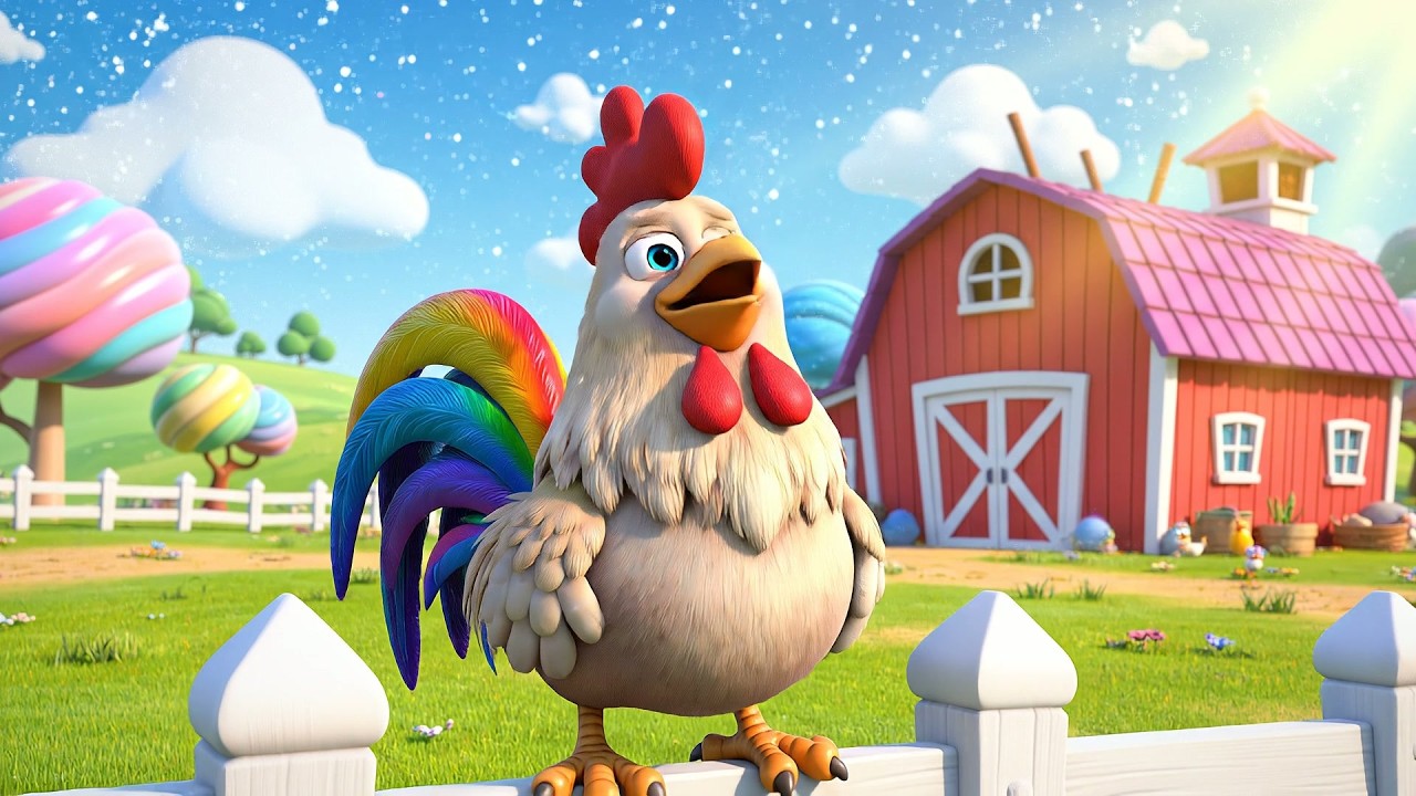 Cock a Doodle Do Sunrise Farm Parade | Wake Up Farm Song & Morning Nursery Rhymes