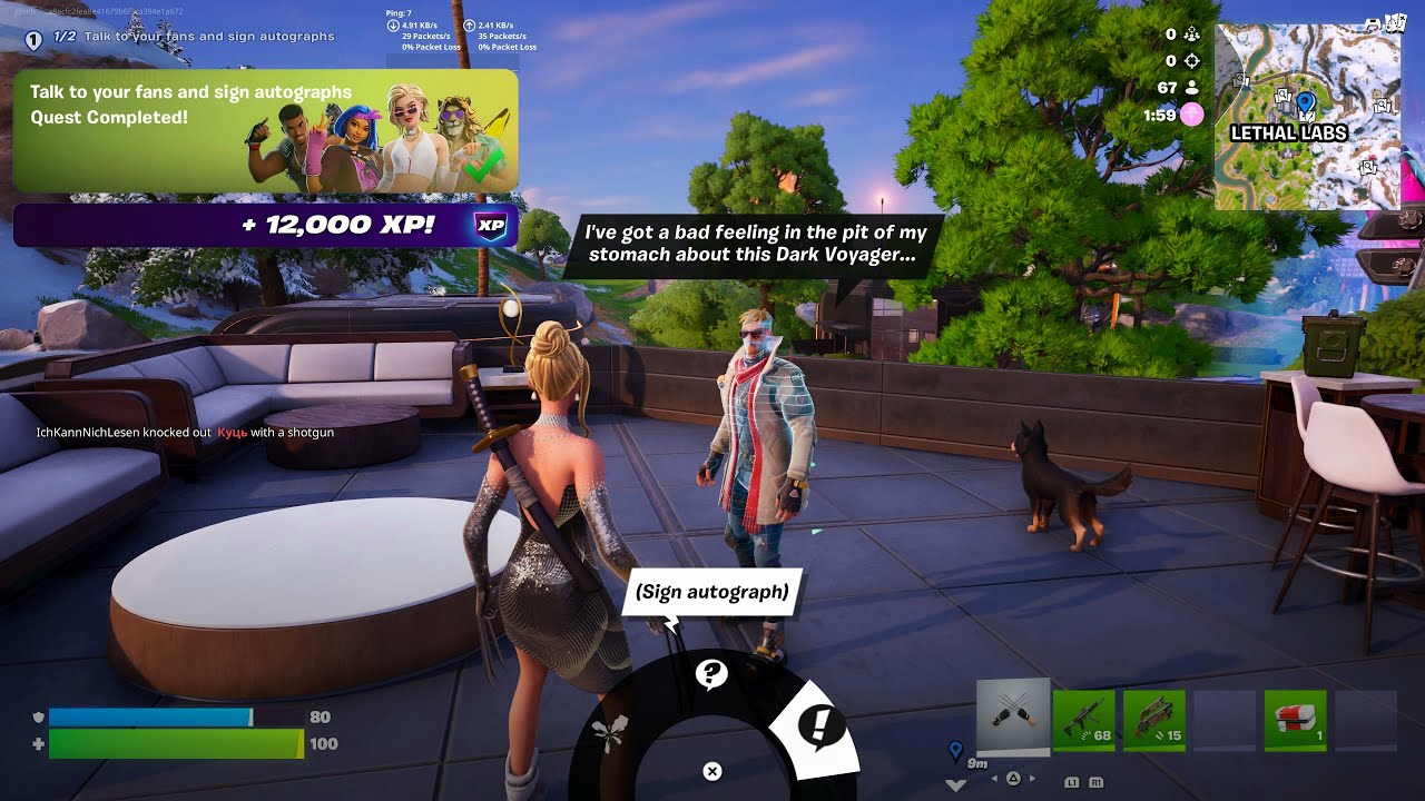 Fortnite - Talk To Your Fans And Sign Autographs (WEEK 5 Quests Challenges)