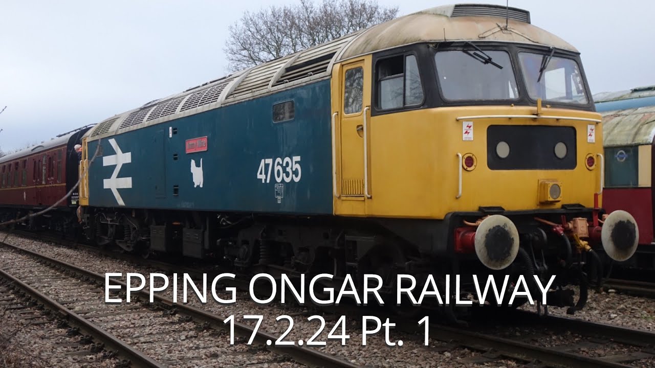 Trains at the Epping Ongar railway | Pt. 1 | 17.2.24