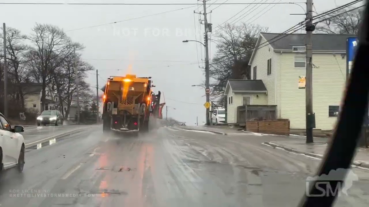 12-29-2025 Halifax, NS Canada - Ice Storm - Freezing Rain