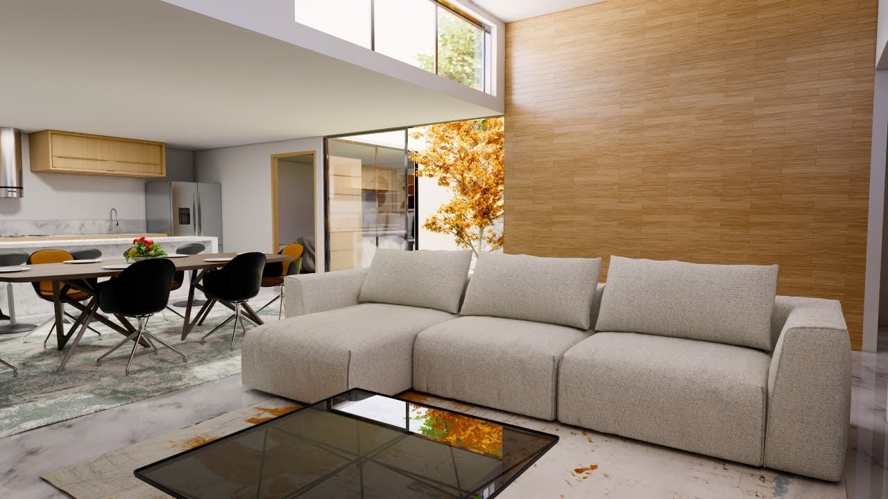 LA MEJOR CASA PEQUEÑA MODERNA Y MINIMALISTA CON 3 HABITACIONES