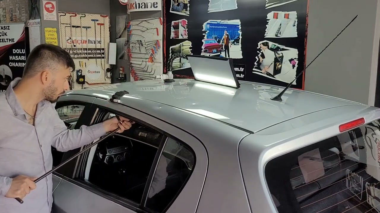 Boyasiz dolu hasarı onarım işlemi nasıl yapılır