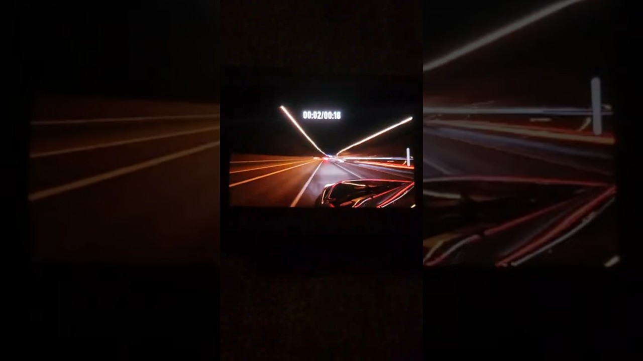 Long exposure timelapse on the Action 5 Pro while driving is actually insane 🌌 #DJI