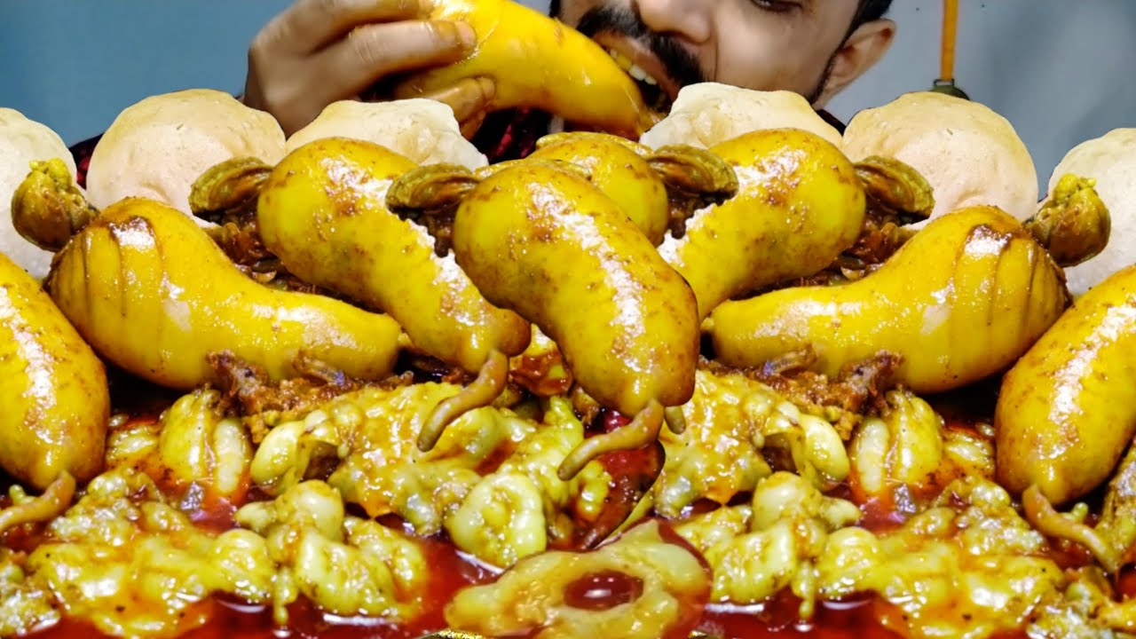 🔥Mostly Fatty 😱😱 Really ? Mutton Chusta, Mutton Fat Curry, Bakra Ka Charbi, Spicy Goat Fat Eating 