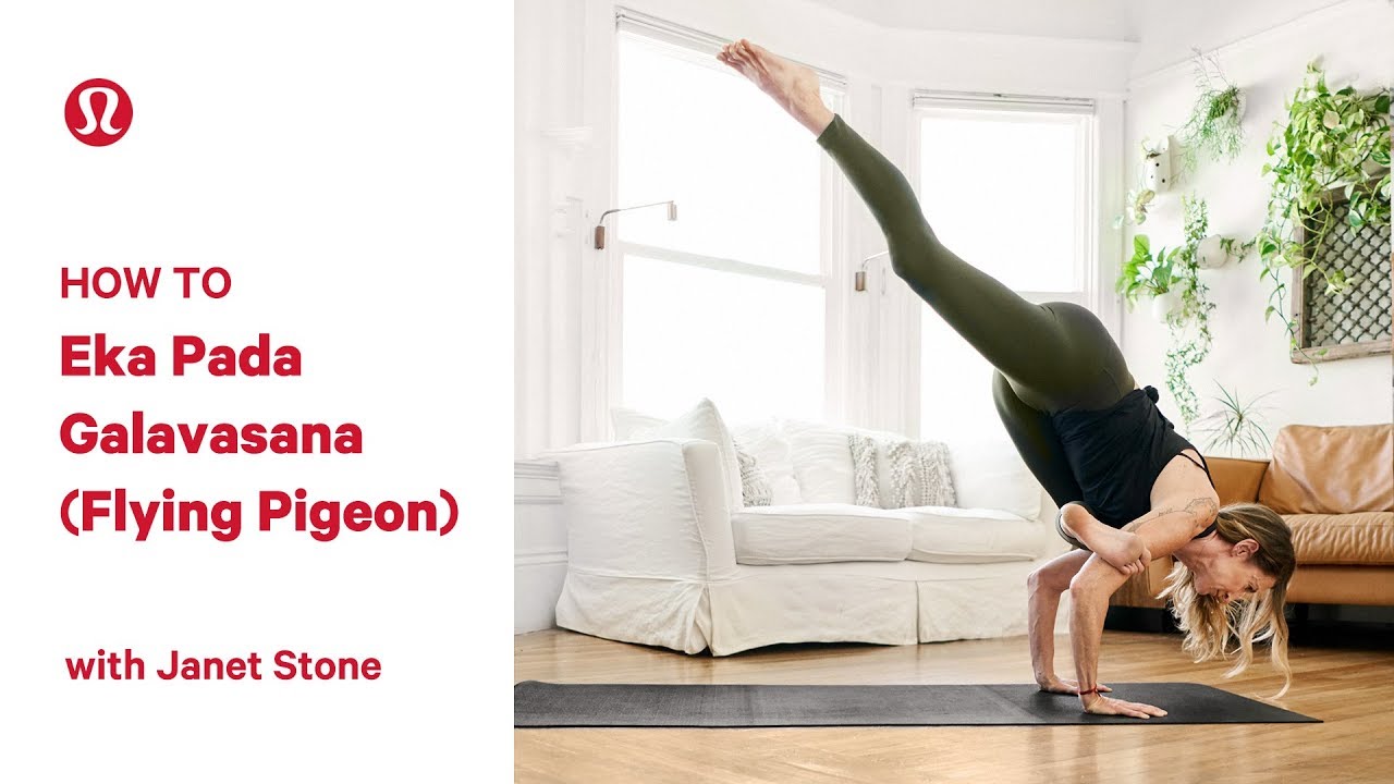 How To Flying Pigeon Pose (Eka Pada Galavasana) with Janet Stone