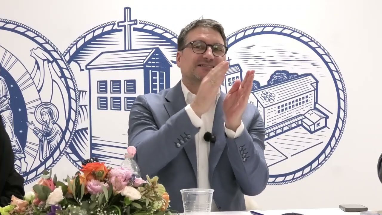 Profesor Nenad Gugl u Hramu Vaskrsenja Gospodnjeg u Frankfurtu na Majni