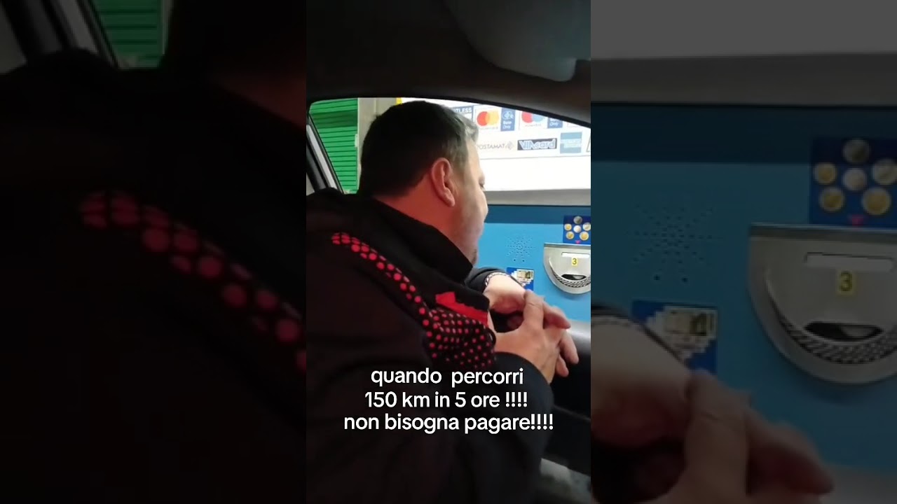 CI HA MESSO 5 ORE PER FARE 150 KM IN AUTOSTRADA E AL CASELLO GUARDATE CHE FA!! 