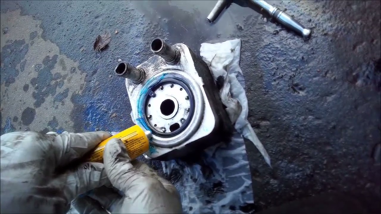 Touran Oil Cooler Removal and Leak Fixed 2.0 TDI BKD